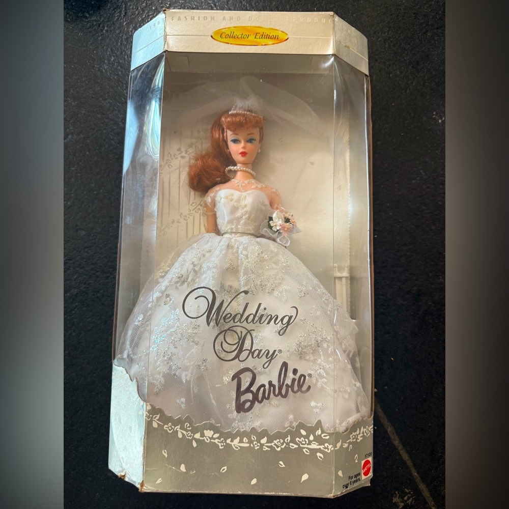 Vintage Wedding Day Barbie Doll 1960 Reproduction Collector Edition Mattel